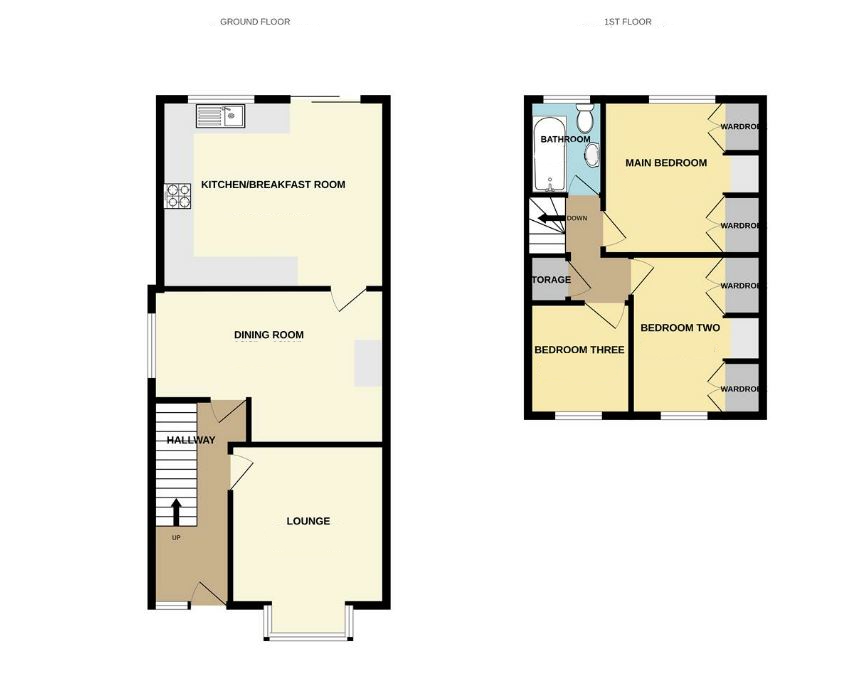 Lot: 135 - THREE-BEDROOM END-TERRACE HOUSE - 
